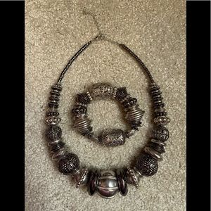 Necklace and bracelet